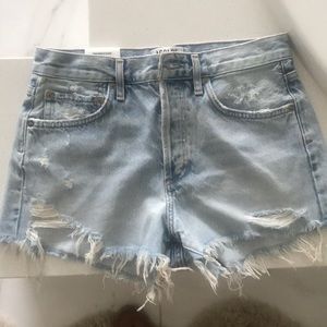 AGolde Parker Vintage Cutoff Short in Broken